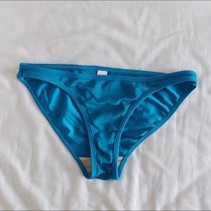 Nylon Tricot Cheeky Bikini Swim Bottoms Low Rise